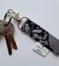 Handmade marble effect fabric keyring  - Image 3