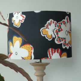  Liberty Festival Fabric Covered Drum Lampshade 30cm x 20.5cm