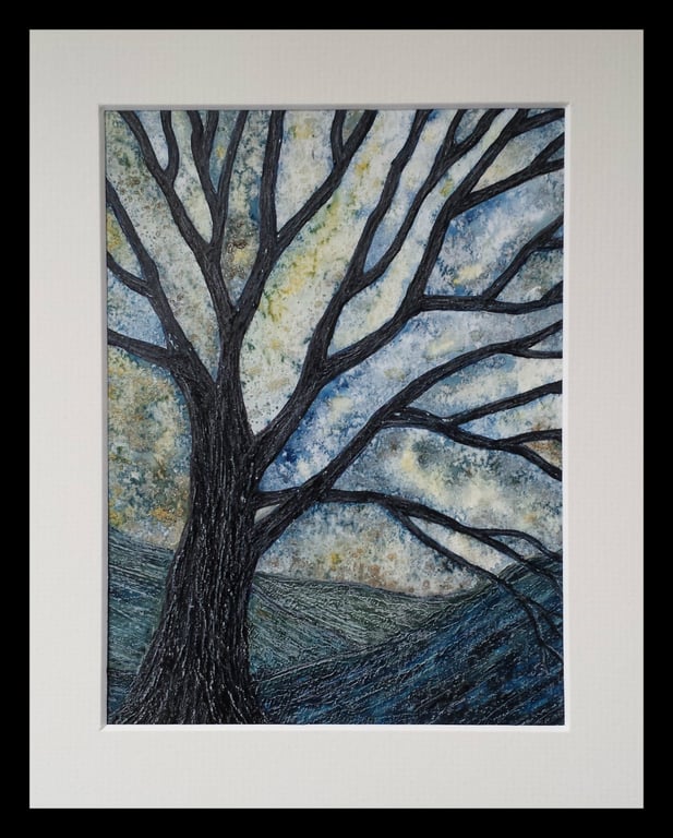 Winter Moodiness, an original painting