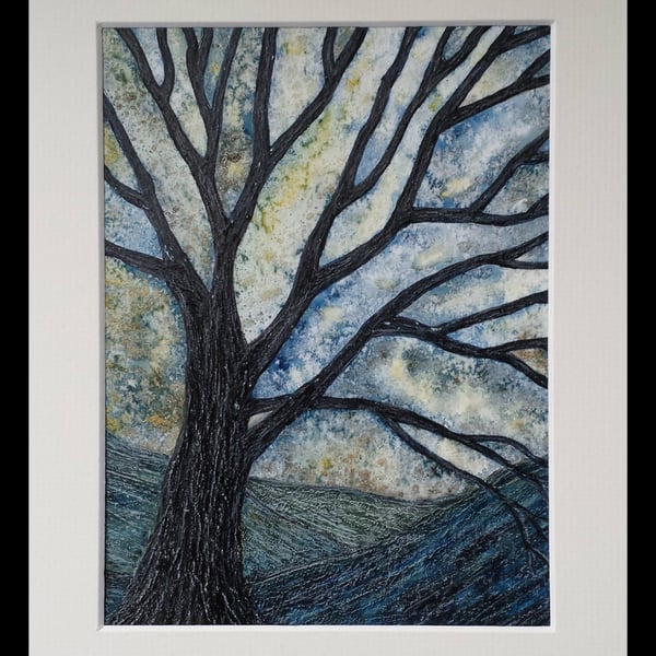 Winter Moodiness, an original painting