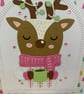 A handmade festive Reindeer Christmas card - Image 4
