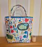 Fabric gift bag: sleeping cat - Image 1