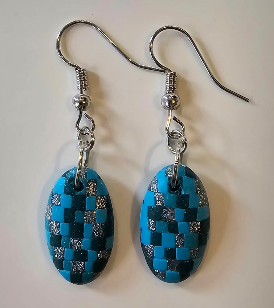 Mosaic style earrings
