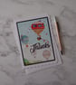 Thanks Bright Hot Air Balloons 3D Luxury Handmade Card - Image 1