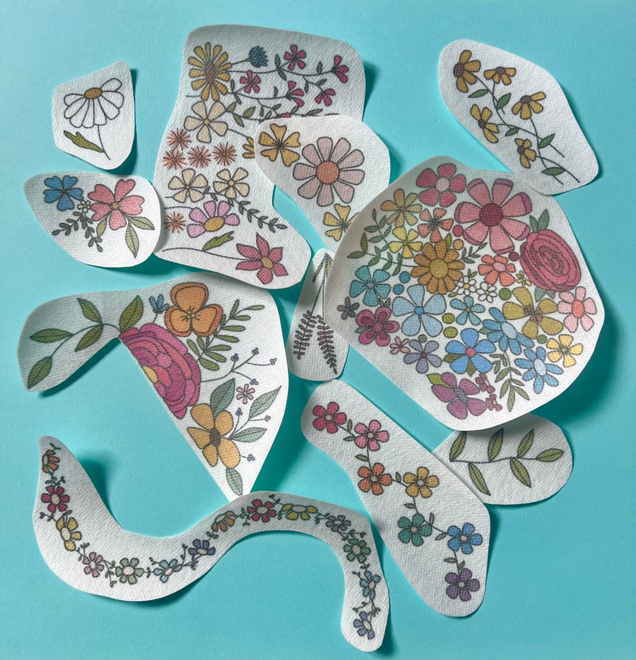 Colourful Stick and Sew