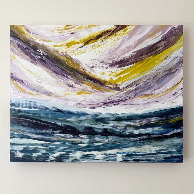 Perfectly Imperfect Original Seascape Painting - Sample 236