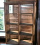 Tall Storage Unit - Storage unit bookshelf vinyl record storage - Reclaimed THE  - Image 7
