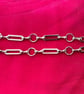 Paperclip Chain Slider Bracelet - Image 3
