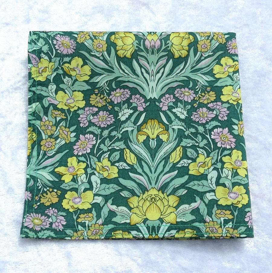 Liberty Tana Lawn handkerchief, ladies handkerc... - Folksy