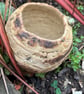 Stoneware planter with lizard - Image 4