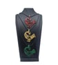 Sankofa bird pendant,ghanaian adinkra symbol necklace,african jewellery,tribal