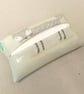 Tissue holder in beige with fox pattern, tissues included, wipe clean - Image 2