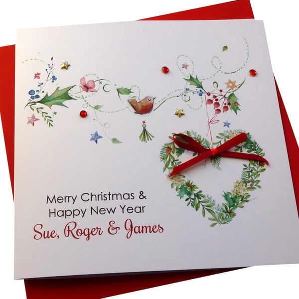 Handmade Personalised Christmas Card