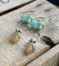 Whimsical Mint Green Czech Glass Bird Earrings. Jewellery for Nature Lovers - Image 2