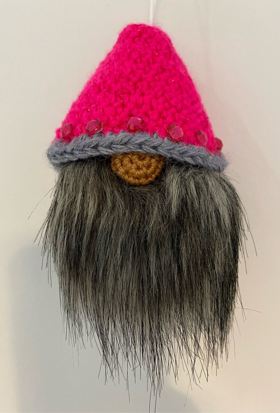 Christmas gonk ornament pink