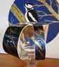 Great Spotted Woodpecker Aluminium Narrow Cuff 