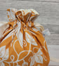 Orange Pea drawstring bag - Image 2