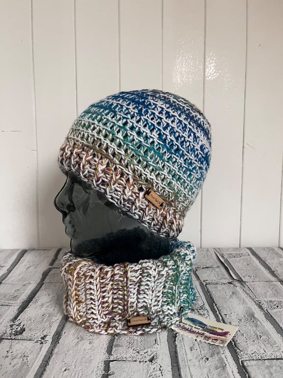 Matching Beanie & Snood Set