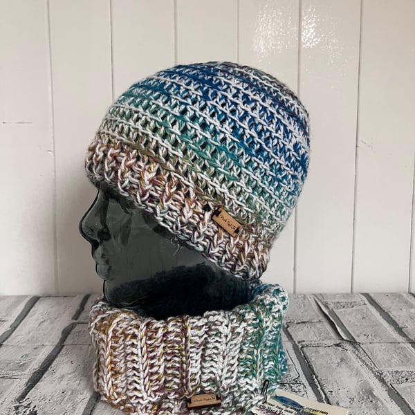 Matching Beanie & Snood Set