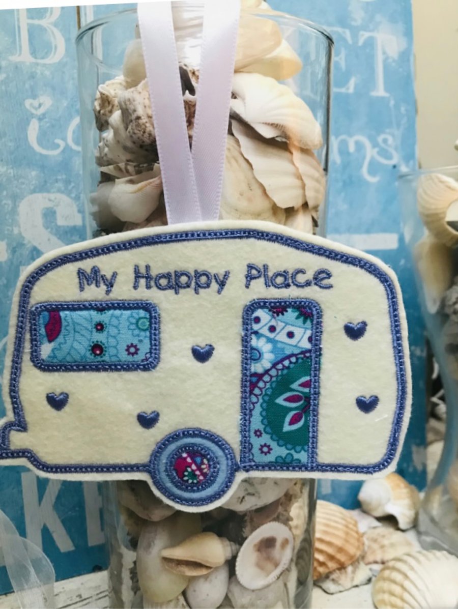 Caravan sign My Happy Place