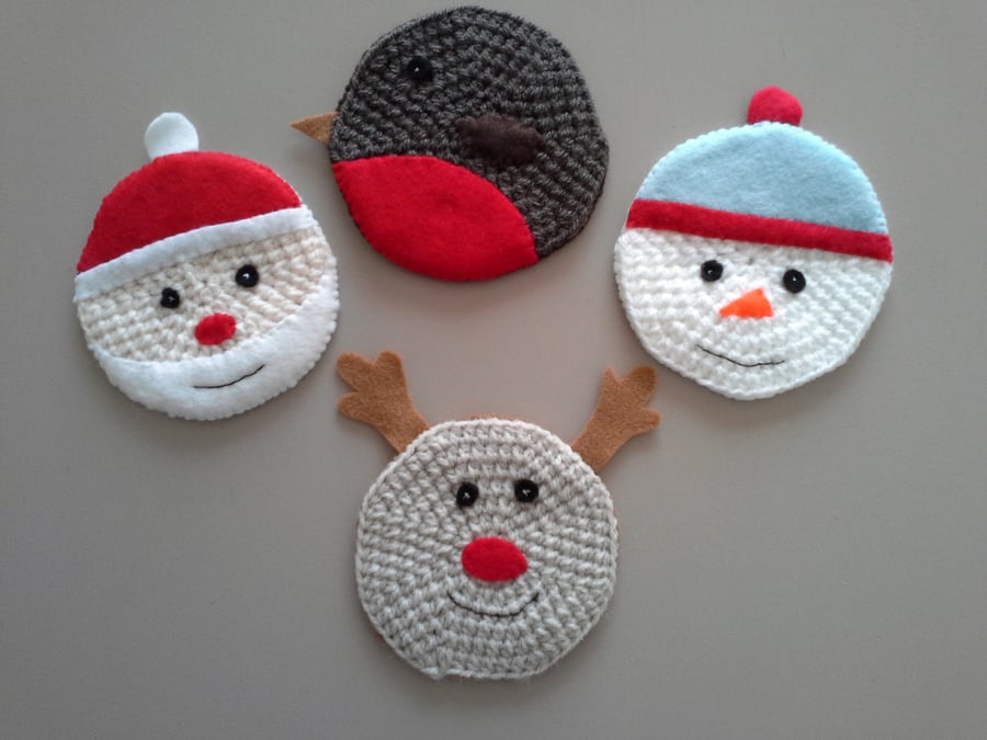 Christmas Coasters (set of 4)