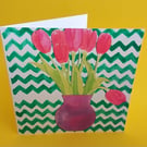 Tulip greeting card