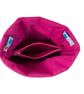 two at a time knitting bag with floral  print, drawstring divided pouch,  - Image 3