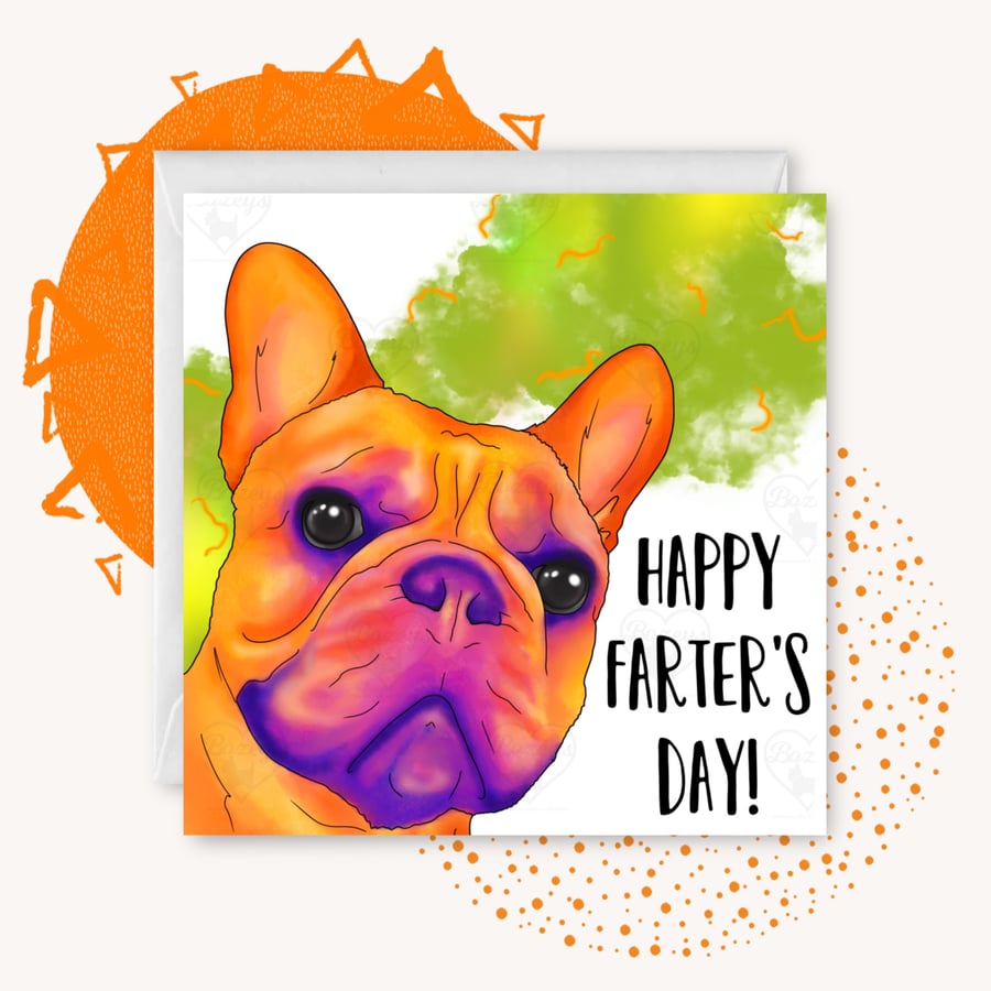 Happy Farter’s Day French Bulldog Father’s Day card