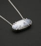Dendritic opal gemstone necklace, winter jewellery, Christmas gift idea - Image 3