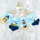 Seaside Hanging Pennant Decorations Beach Hut Boat Lighthouse Seagull