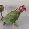 Quirky Bird Fabric Soft Sculpture Ornament Decoration 