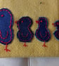 Bright & Cheerful Bird Appliqué Glasses Case - Image 4