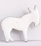 Brooch - White donkey - Image 1