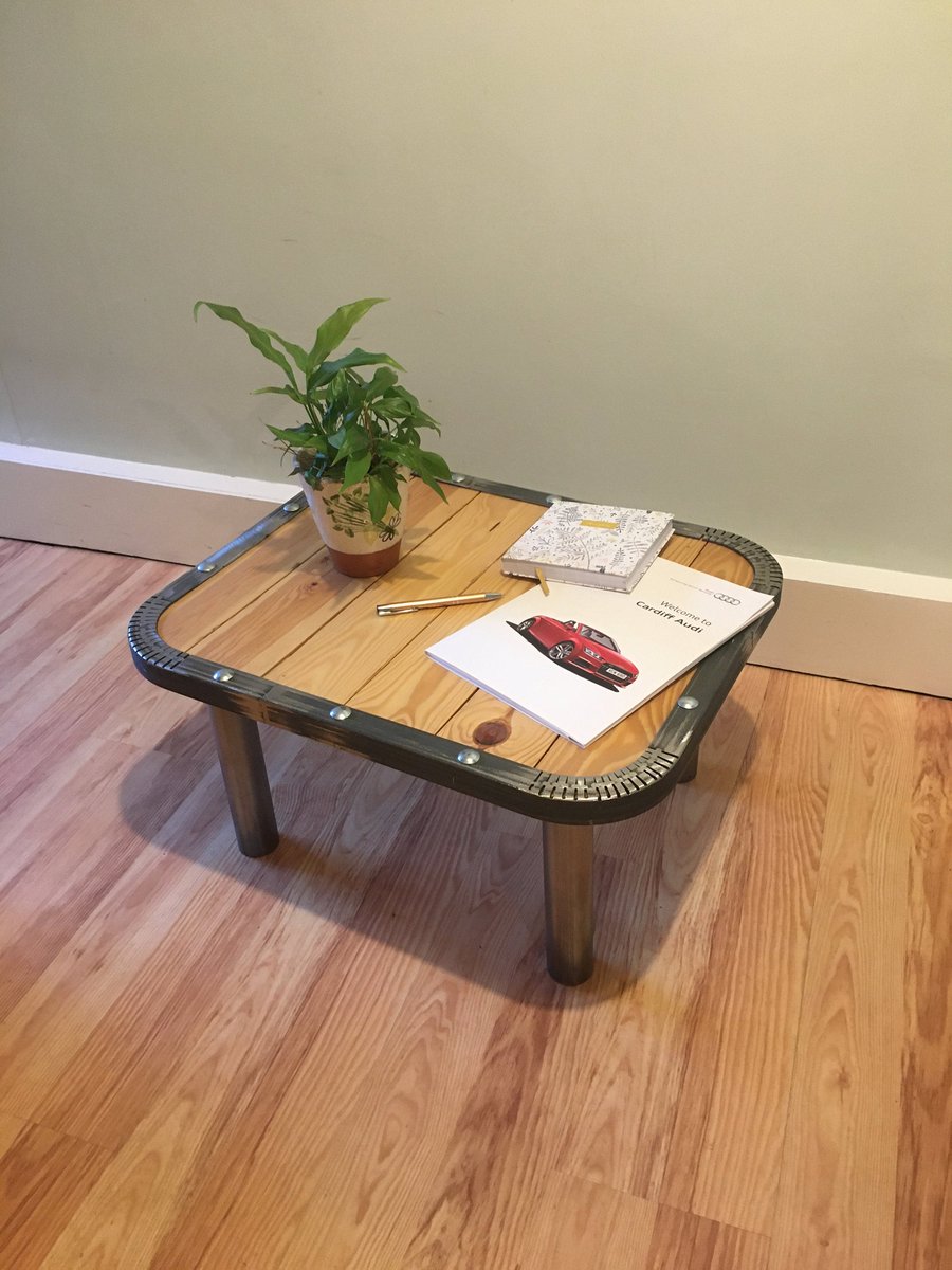 Pinewood Coffee Table, Small, Handcrafted, Reclaimed Wood