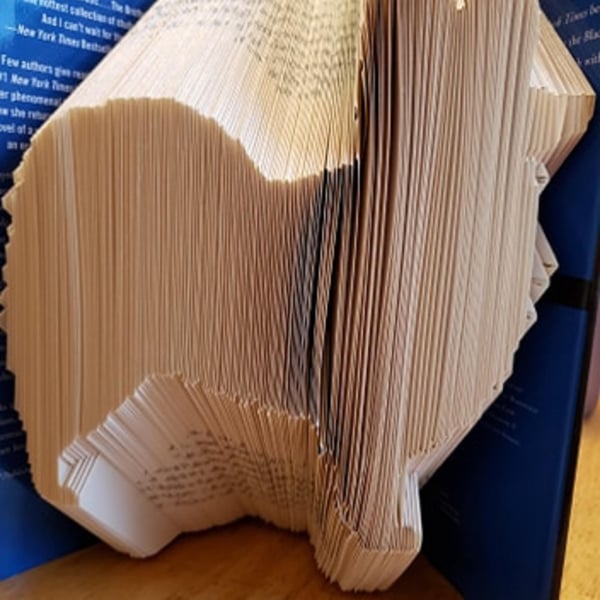 Papillon Dog, MMF Book Folding Pattern - EMAILED PDF PATTERN