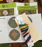 4 Christmas Carol Baubles counted cross stitch kit - Image 4