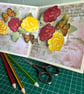 Handmade Pop up Roses and Butterfly Card - Image 2