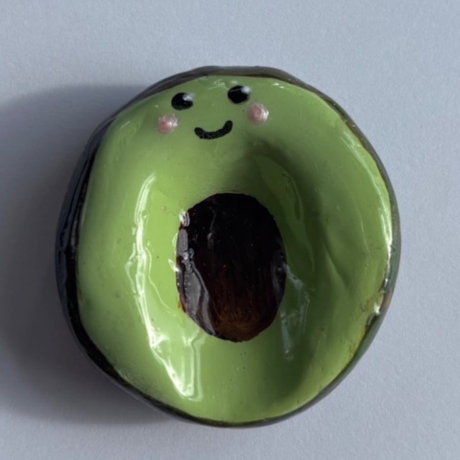 Avocado worry stone 