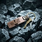 Personalised 50th Birthday Keyring - for Brother Husband Dad Granddad