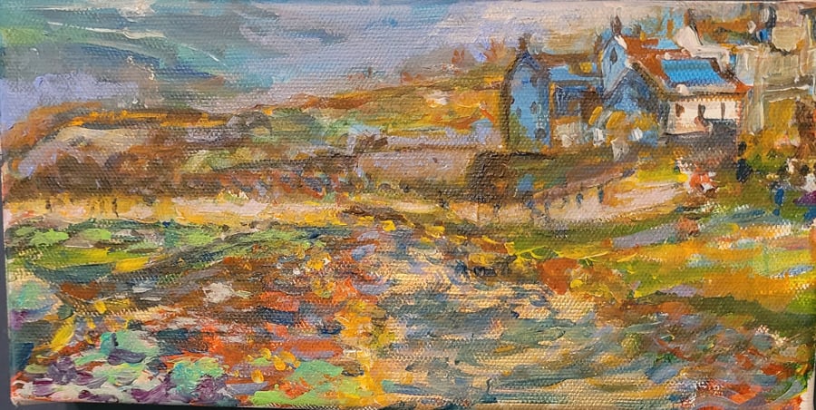 Robin Hood's Bay painting 