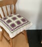 SALE...CUSHION ( includes insert ) ' Provence' . Alpaca, wool blend. Purple. - Image 4