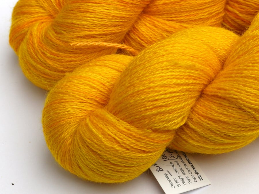 SALE: Buttercup - Superwash Bluefaced Leicester laceweight yarn