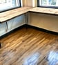 Corner Office Desk - Two Boards, Custom Made From Reclaimed Scaffold Boards And  - Image 2