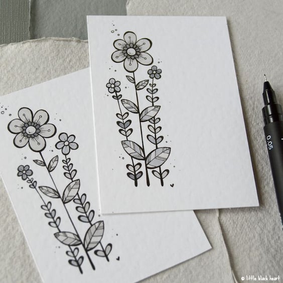 customise your own - original aceo (monochrome)