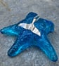 Silver whale tail mermaid's tail pendant