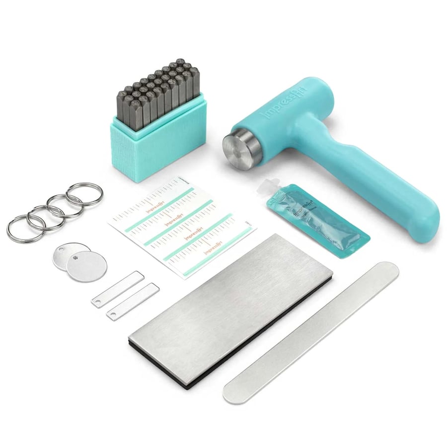 Metal Stamping Jewellery Making Kit by ImpressArt including 27 Stamps