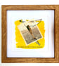Diving Bird; framed image, mounted and printed on card and handmade paper - Image 1
