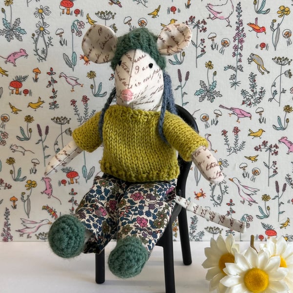 Handmade Little Cloth Mouse 