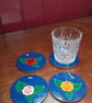 Canal art Roses drinks coasters - Image 2