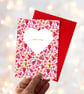 Valentine’s Day Card – Only You Card with Red Envelope